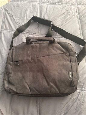 Lenovo Dark gray Laptop Briefcase with Shoulder Strap